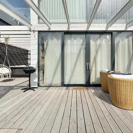 Nowoczesny Z Jacuzzi 6 Ferienhaus